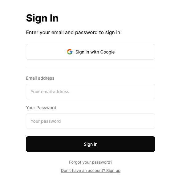 Auth Component